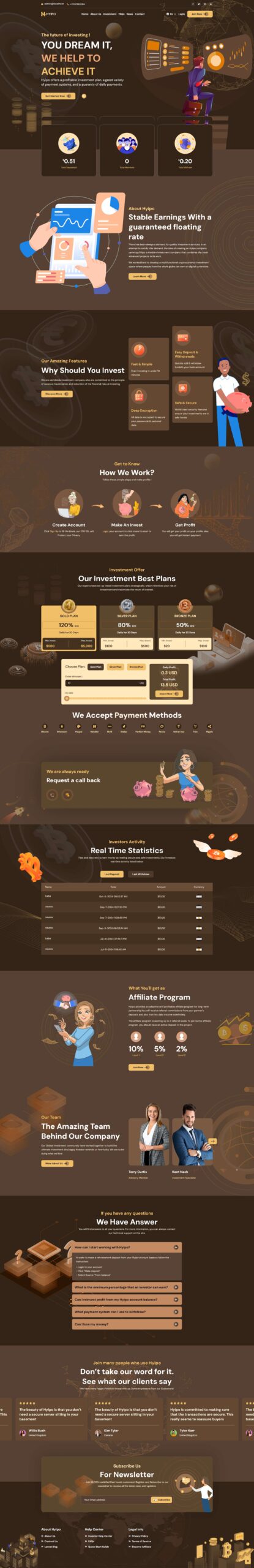 Goldcoders HYIP Template 09