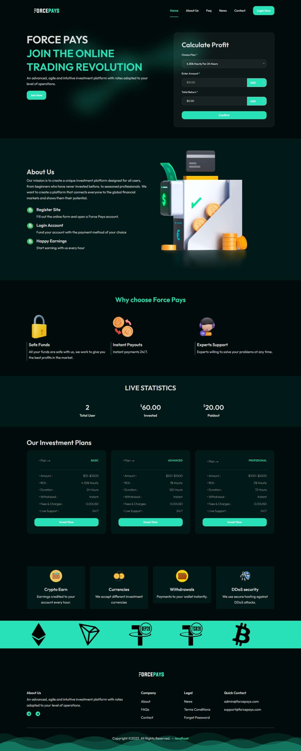 Goldcoders HYIP Template 12