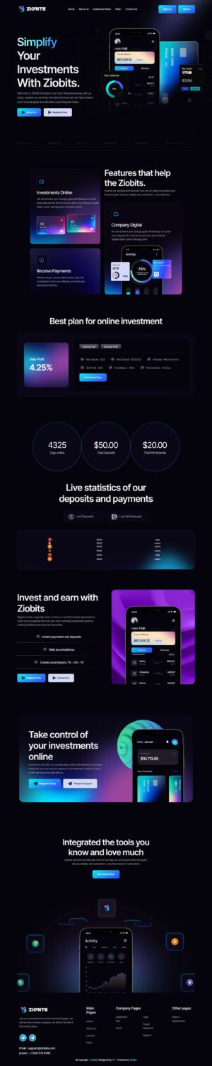 Goldcoders HYIP Template 17