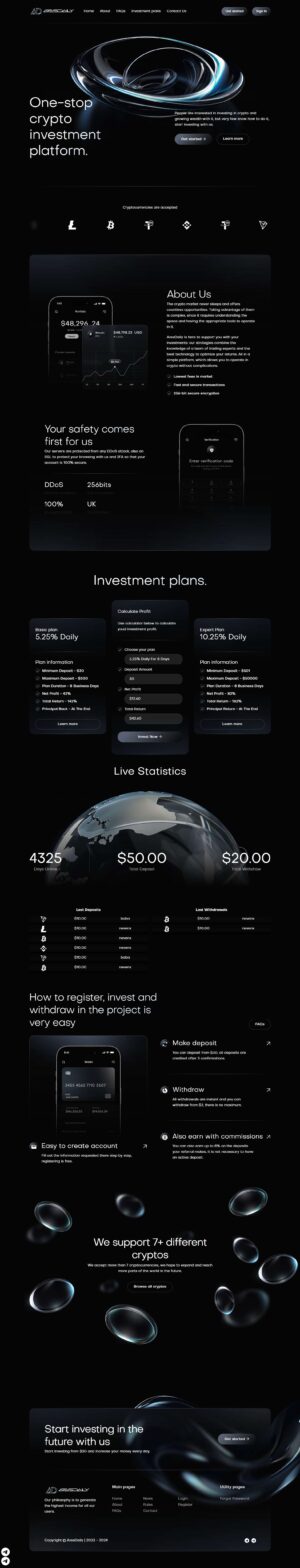 Goldcoders HYIP Template 19