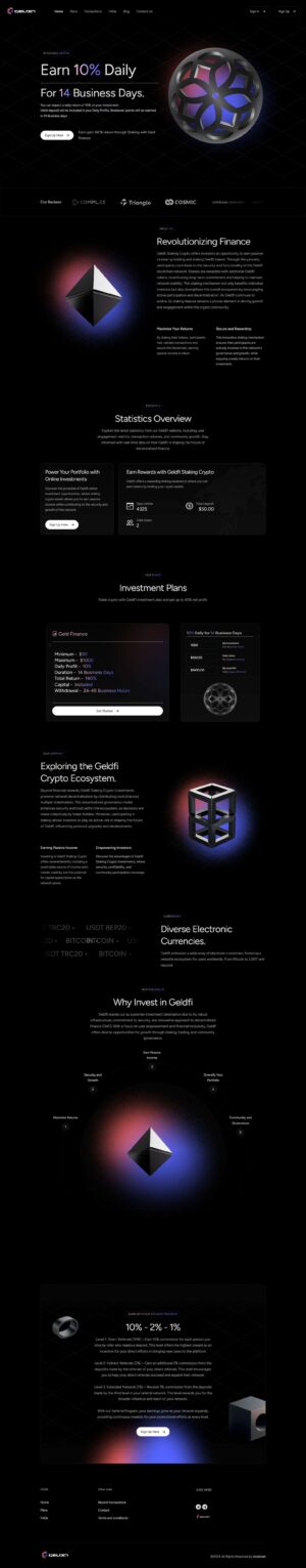 Goldcoders HYIP Template 39