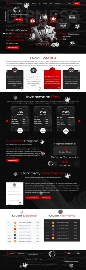 Goldcoders HYIP Template 43