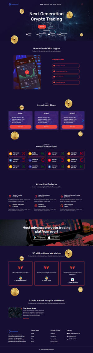 Goldcoders HYIP Template 53