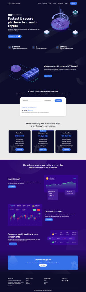 Goldcoders HYIP Template 55