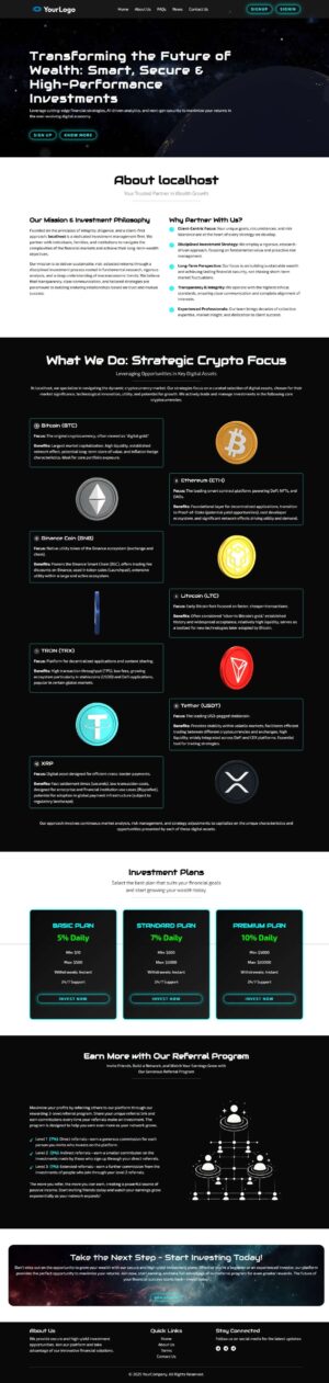 Goldcoders HYIP Template 58