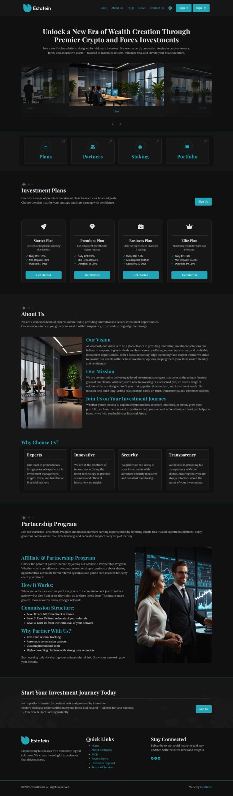 Goldcoders HYIP Template 59